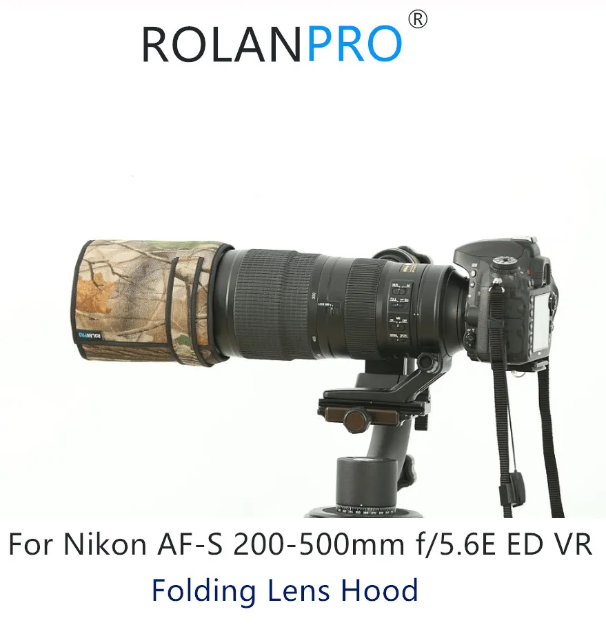 Складные линзы ROLANPRO для камер Nikon фото и видеосъемки 200 500 мм f/5.6E ED VR|Сумки фото-/видеокамеры| |
