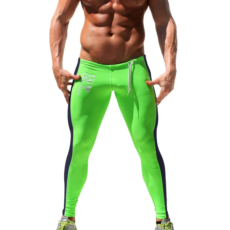 

Пикантные мужские Компрессионные Леггинсы для тренажерного зала, фитнеса, спорта, бега, эластичные быстросохнущие мужские облегающие длин...