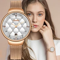 sunkta women watch luxury crystal watch women waterproof rose gold steel strap ladies wristwatches top brand bracelet clockbox