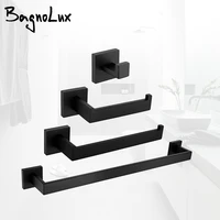 bagnolux chrome black stainless steel beautiful wall hook toilet paper holder towel ring towel bar bathroom accessories