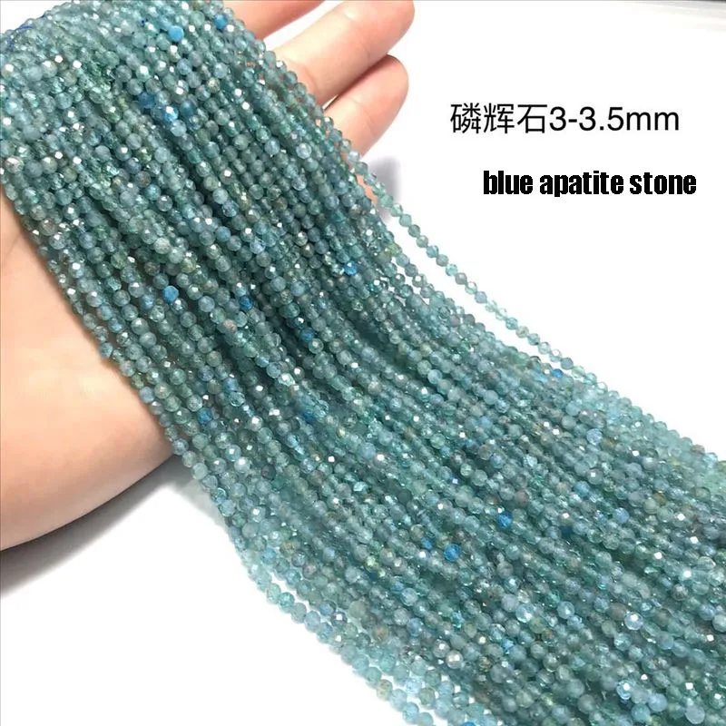 1 Strand Natural Gem/Crystal/Tourmaline Spacer Beads 3-3.5mm Semi-manufactures Faceted Loose DIY Jewelry Findings Supplier | Украшения и