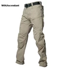 Брюки-карго мужские тактические, армейские городские штаны из ткани Рипстоп, с несколькими карманами, спецназ, Уникальные повседневные
