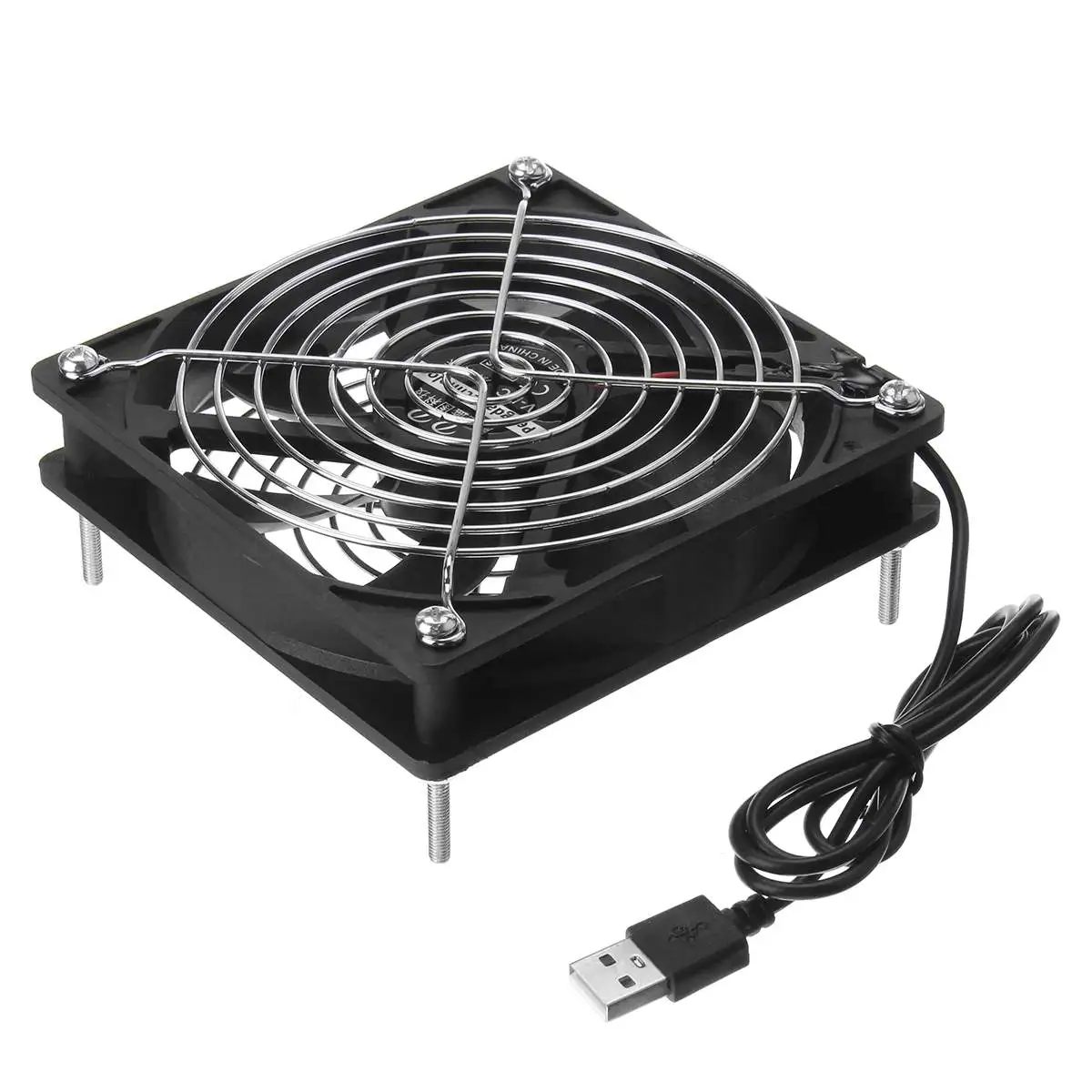 Кулер для ТВ приставки 12 см бесшумный с разъемом USB 5 В 120 мм|Кулеры и системы