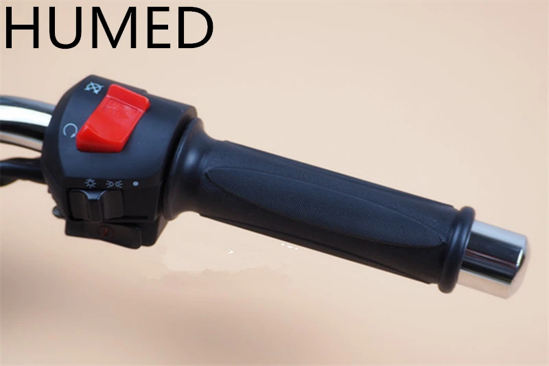 Универсальные ретро ручки для мотоцикла 7/8 '' 22 мм резиновые CG GN125 150 Dirt Bike Pit