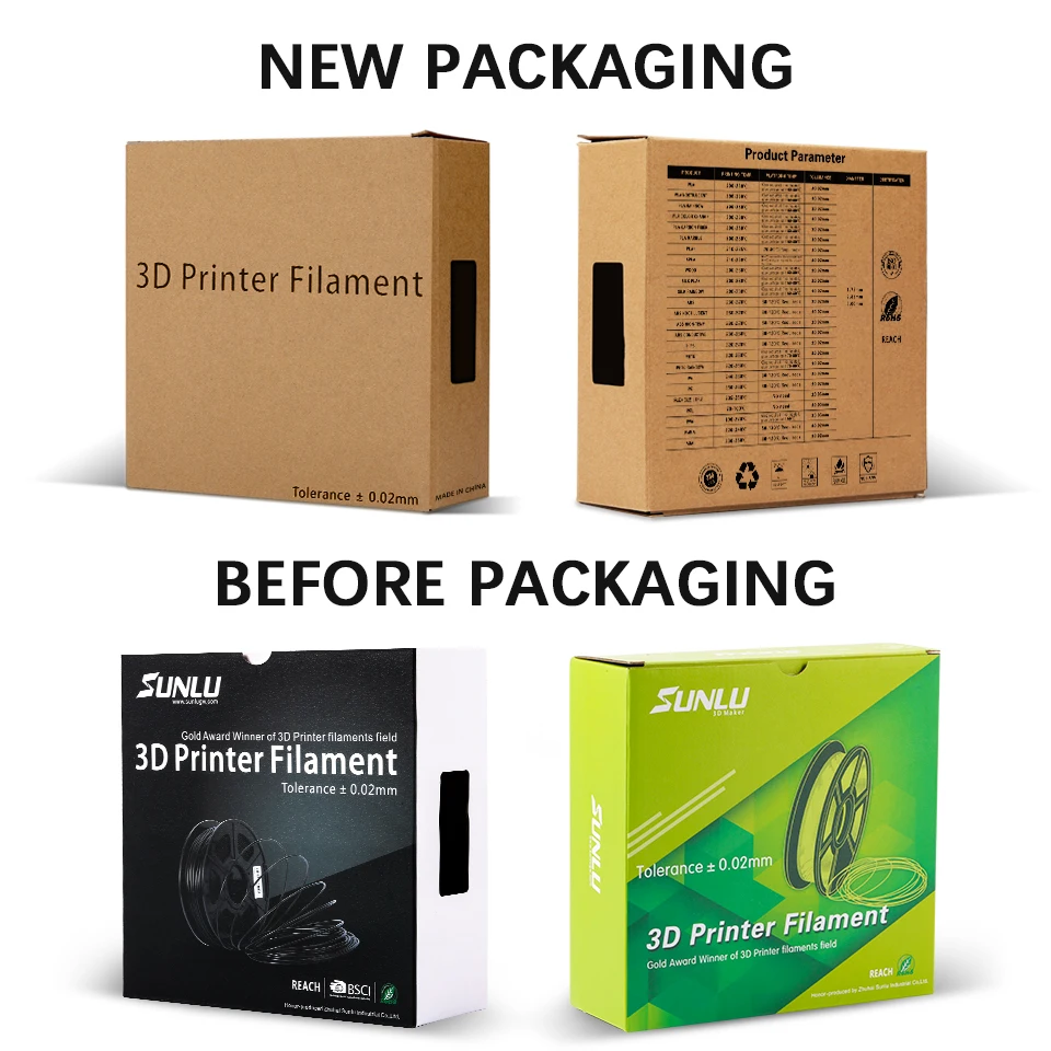 

Enotepad 3D Printer Filament 1.75mm PETG Filament Combo 1KG 2.2lb Plastic Consumables PETG Material 3