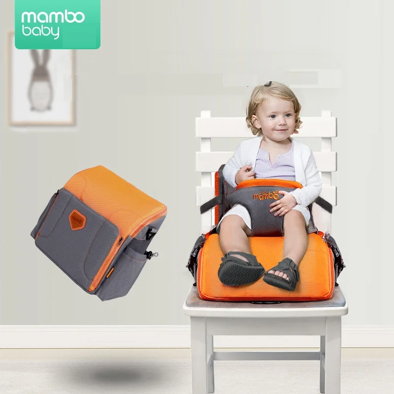 

Baby Brielle 2-In-1 Draagbare Reizen Baby En Peuter Luiertas Met Booster Seat Voor Eettafel, vliegtuigen