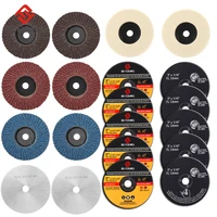 3inch 75mm flap discs sanding disc abrasive tool wood cutting grinding wheels blades for angle grinder polishing