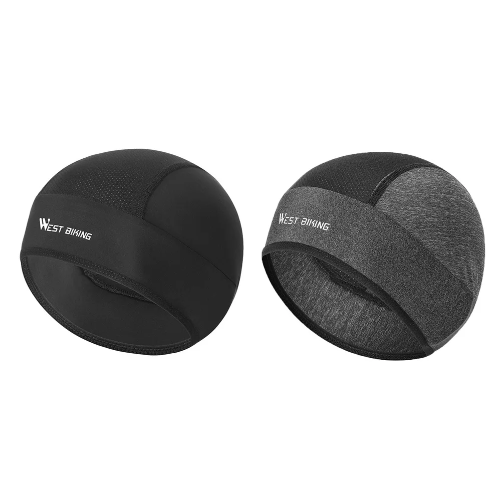 

Sunscreen Viscose Fabric WEST BIKING Unisex Summer Riding Cycling Cap Windproof Hood Under-Helmet Hat Spring Summer Sun Protect