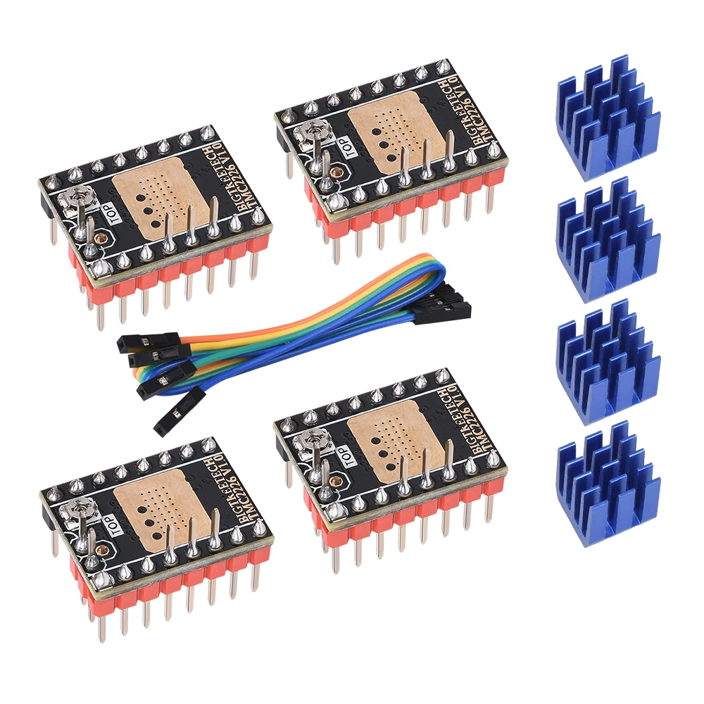 Драйвер BIGTREETECH TMC2226 V1.0 для шагового двигателя детали 3D-принтера SKR V1.3 V1.4 MINI E3 DIP TMC2209