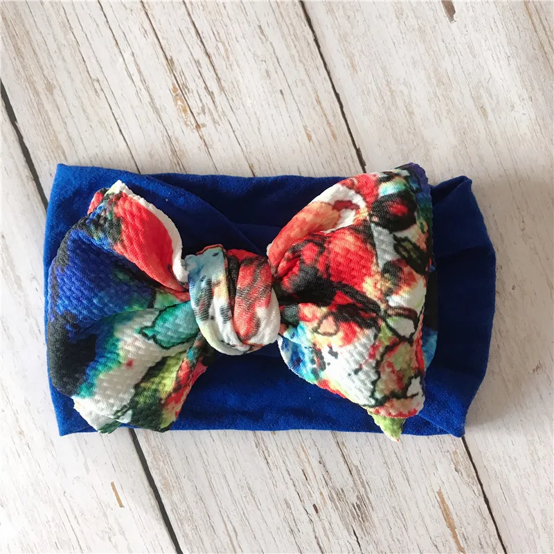 Тюрбан с большим бантом для маленьких девочек повязка на голову 4 июля День