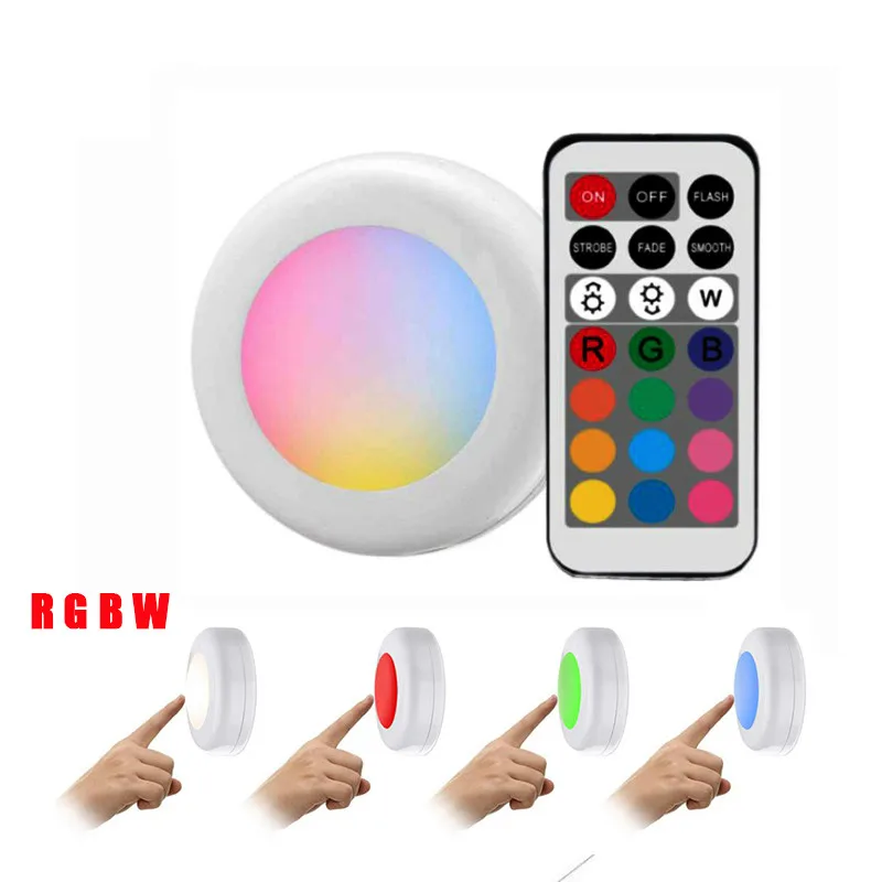 Беспроводной светодиодный ночник RGB 12 цветов приглушаемый сенсорный светильник