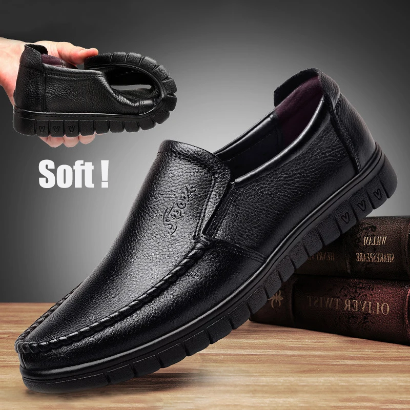 

Туфли мужские кожаные повседневные, роскошные брендовые, дышащие мокасины, без застежки, для вождения автомобиля, черные, 2020