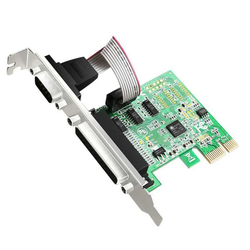 Серийный порт Great-Q RS232 RS-232 COM &amp DB25 принтер параллельный LPT к PCI-E PCI Express переходная