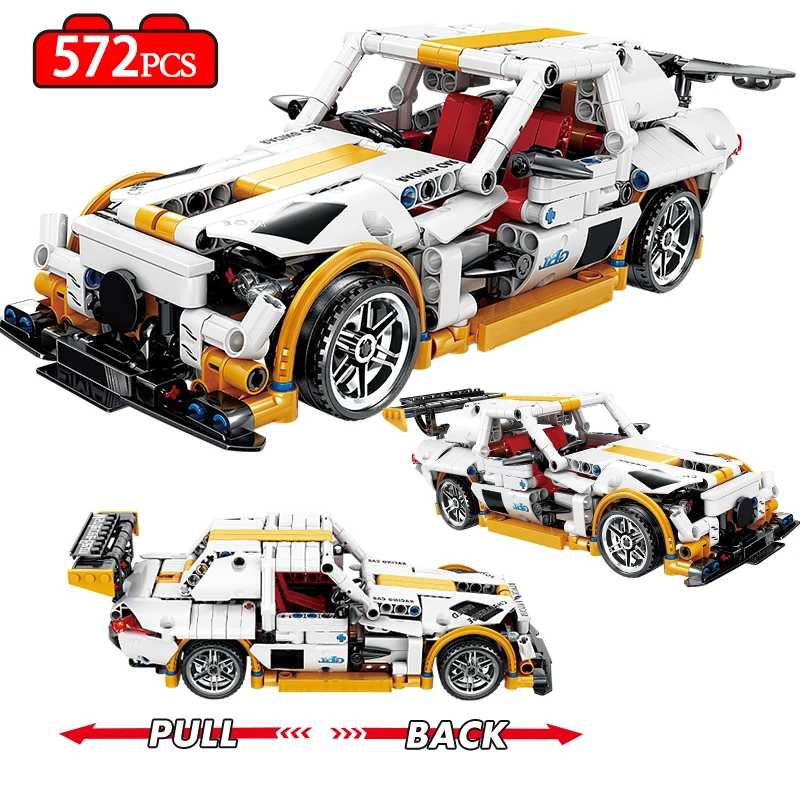 Модель гоночного автомобиля конструктор высокотехнологичный Challenger гоночный