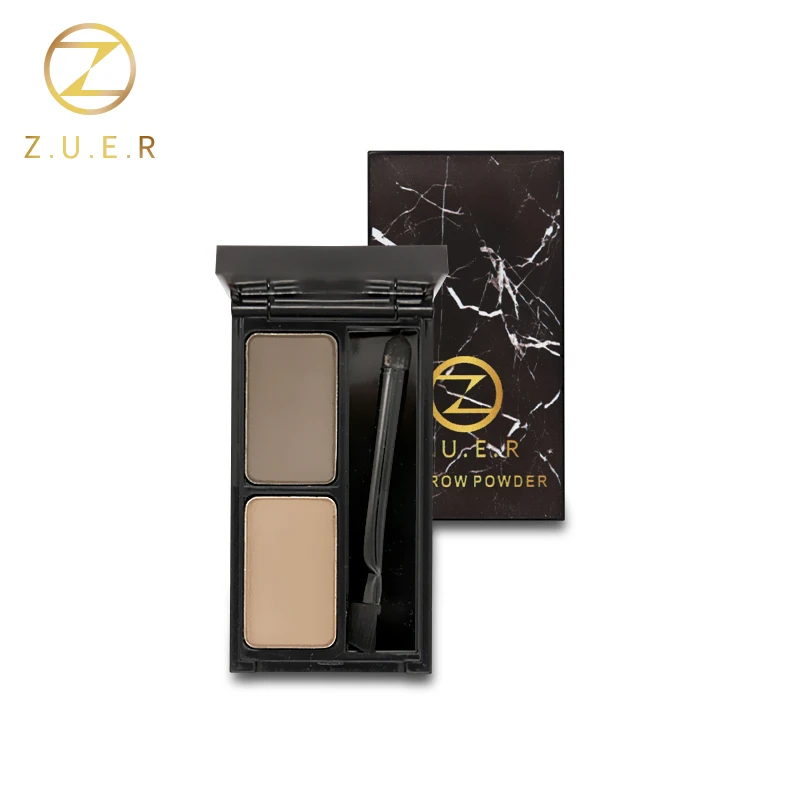 Двусторонняя натуральная пудра для бровей долговечная Водонепроницаемая