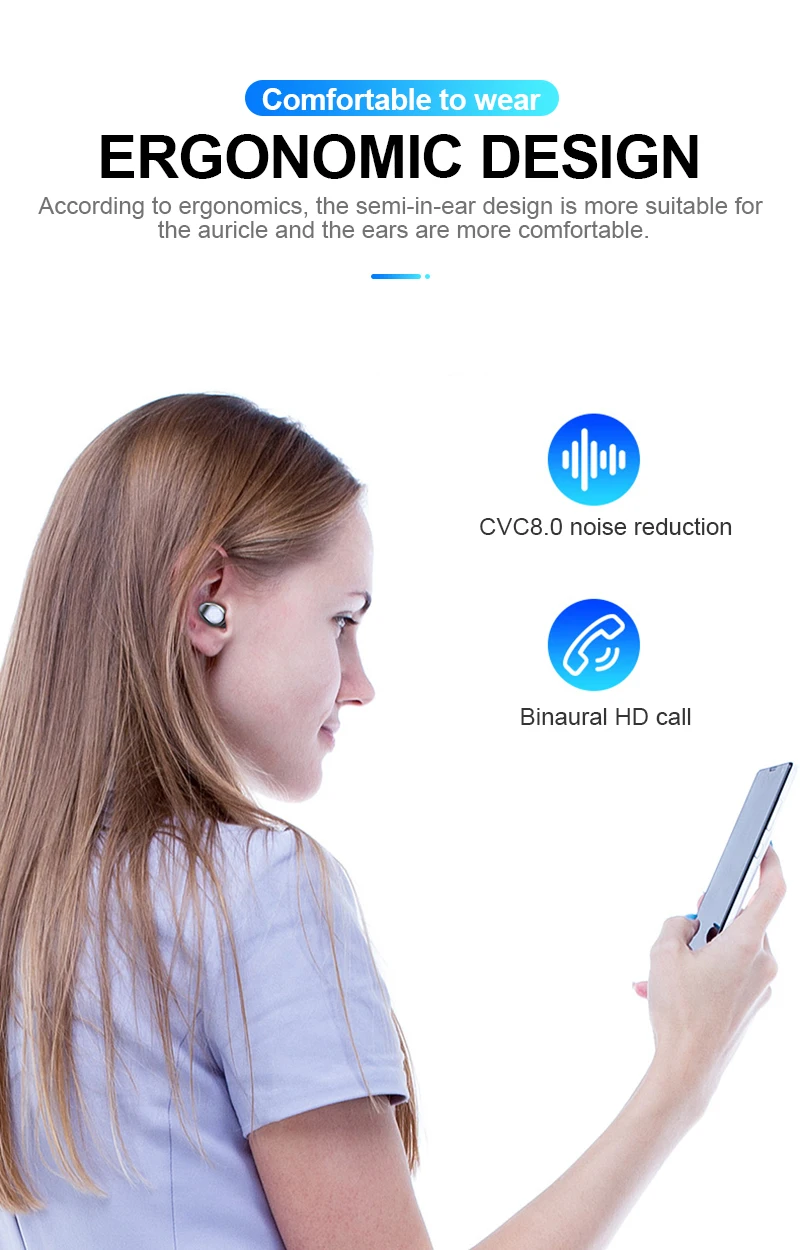 4in1 Bluetooth колонки стерео бас наушники вкладыши TWS True Беспроводной спортивные