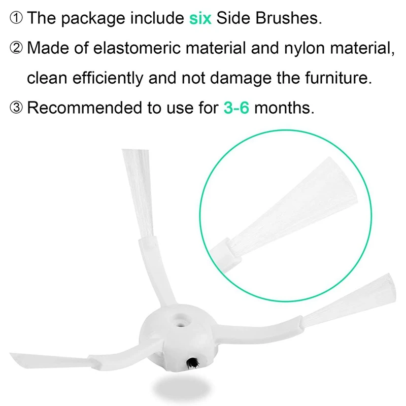 

for Xiaomi Roborock S50 S51 S55 S5 S6 Accessories Xiaomi Vacuum Cleaner Parts HEPA Filter Cloths Main Brush Side Brush