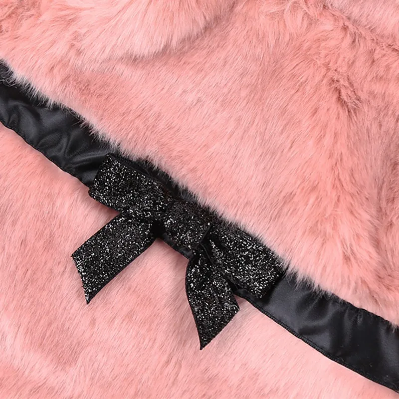 Одежда для собак милый зимний теплый хлопковый пуховик с капюшоном и пушистым