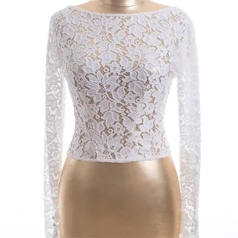 

Настоящая картина, сделанные на заказ свадебные куртки с длинным рукавом, с открытой спиной и кружевной аппликацией, Свадебный Болеро, курт...