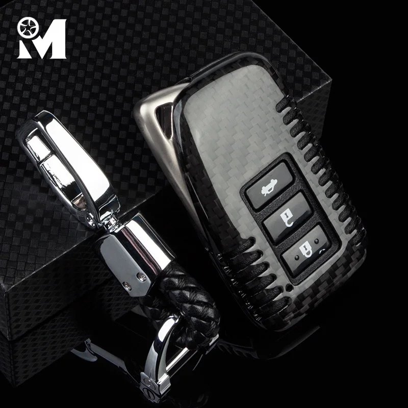 Чехол для автомобильного ключа из углеродного волокна Lexus RX NX RX350 RX300 IS250 ES200 IS300h