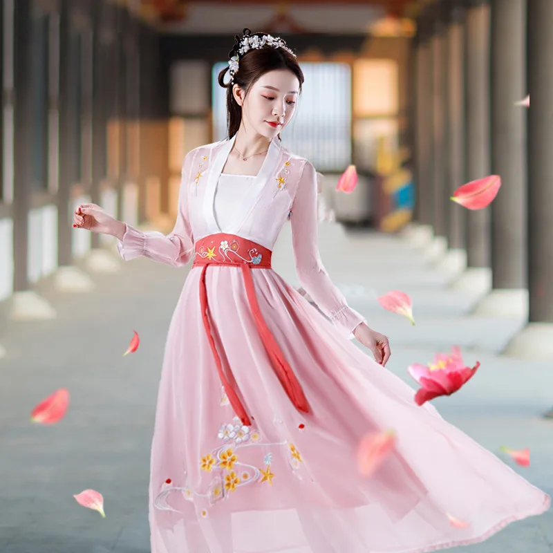 

Parent-child wear, mother women's and clothing, 2021 new parent-child dress Hanfu, Chinese style, ancient costume, elegant
