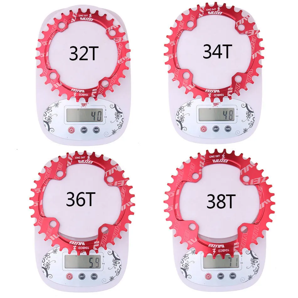Одинарная узкая ширина скоростная система Корона 104 Bcd 1 roada 38 36 34 32 T Mtb 9 10 11 S 1*11