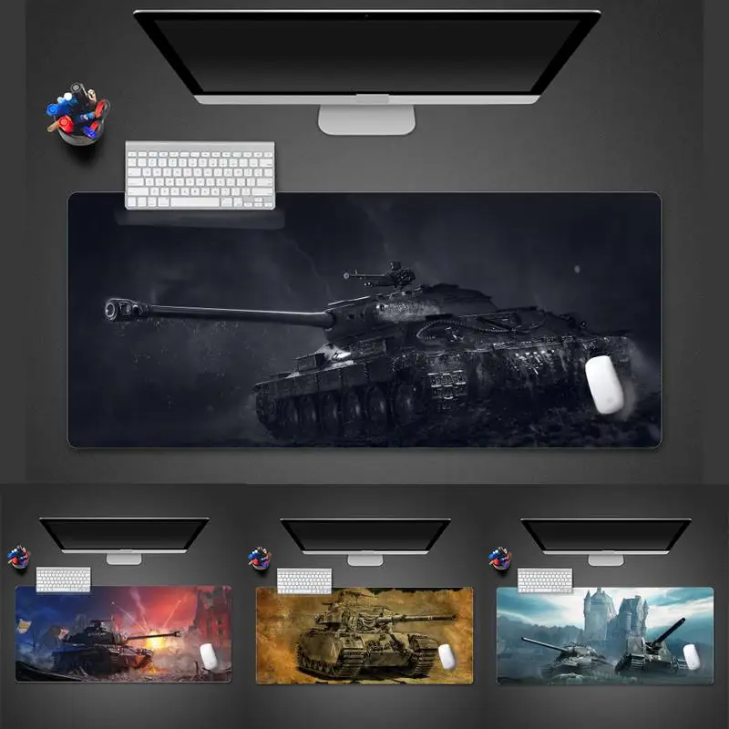 

Коврики для мыши World of tanks под заказ, компьютерный коврик для мыши, настольный игровой офисный большой коврик для мыши, коврик X XL, Нескользяща...