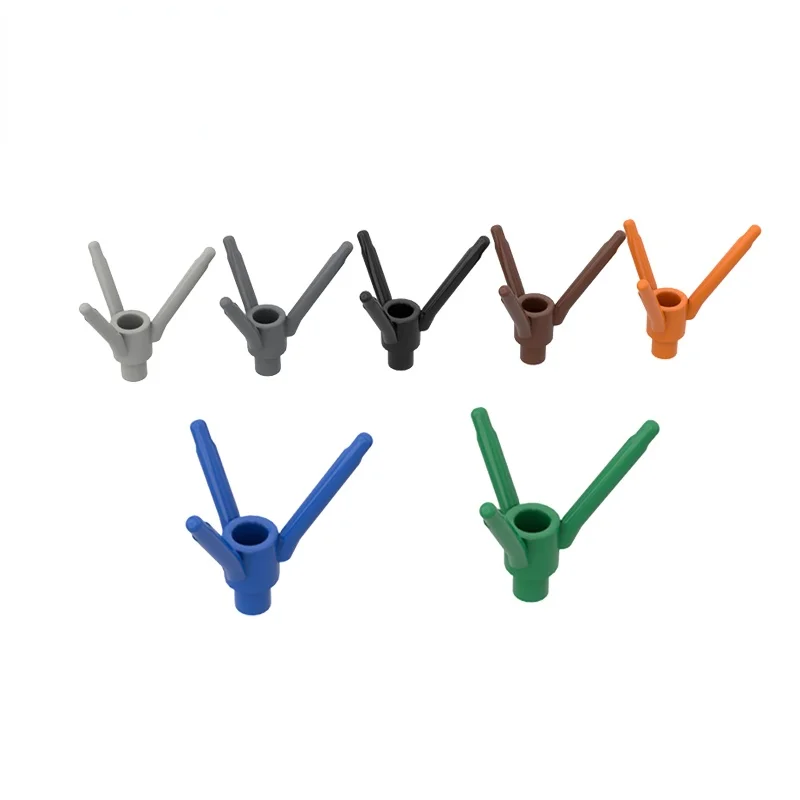 10PCS Replaceable 24855 Plant Special Stem 3 Parts Building Blocks High-Tech Assemble Replace Bricks Toy For Children Gifts - купить по