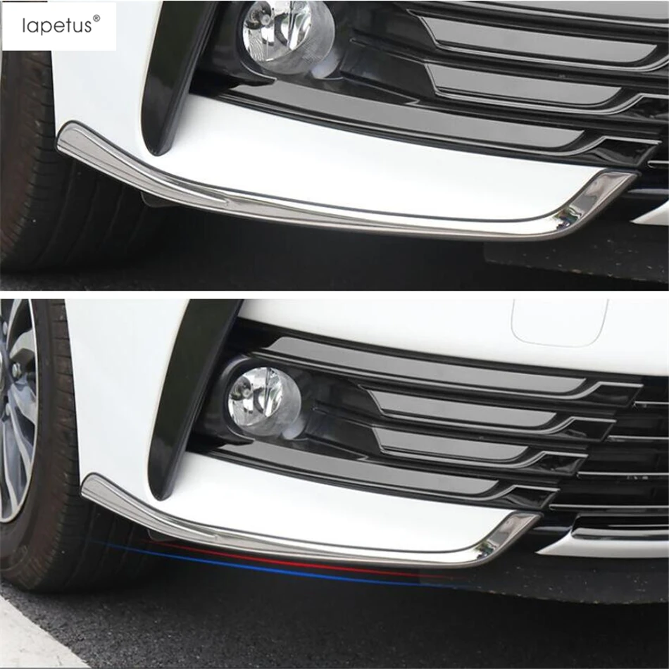 Аксессуары Lapetus, подходят для Toyota Corolla, передние противотуманные фары, лампа для век, для бровей, угловая полоса, Формовочная крышка, комплект, отделка