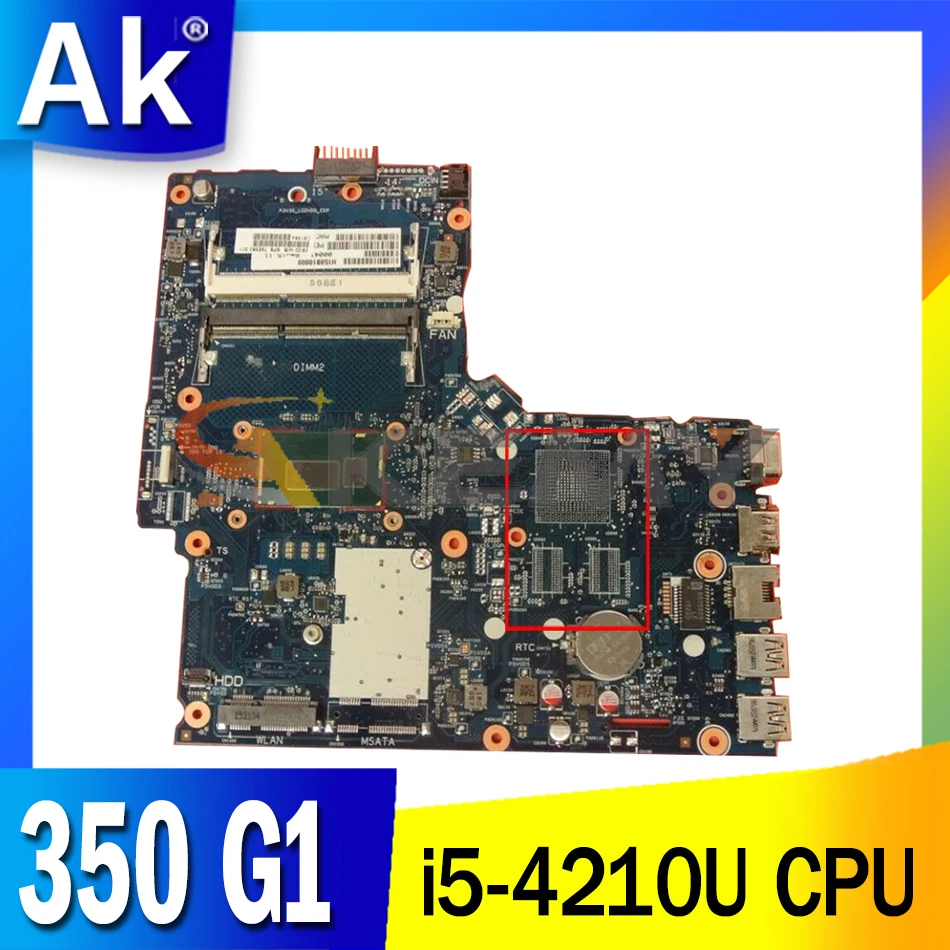 

785495-601 785495-501 For HP Pavillion 350 G1 i5-4210U Notebook Mainboard 6050A2608301 SR1EF 216-0841009 DDR3 Laptop Motherboard