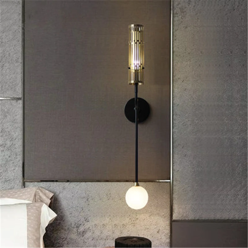 

Nordic Industrial Bedside Wall Light Creative Design Mirror Headlights Aisle Parlor Bedroom Double Head Wall Sconce