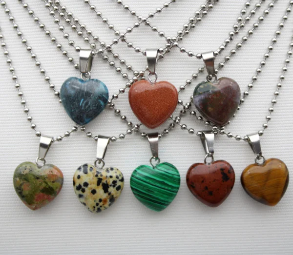 Оптовая продажа 16 мм Модный кулон из натурального камня кварца кристалла агата