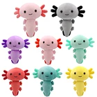 Мультяшная плюшевая игрушка Axolotl, кавайные мягкие плюшевые животные, плюшевые игрушки, кукла на Хэллоуин, детская подушка для сна, Ragdoll, подарок для девочек