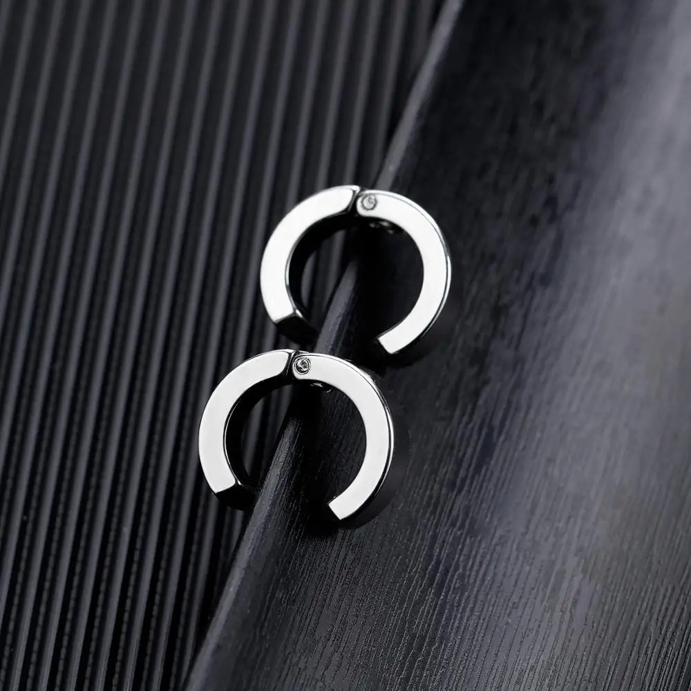 OPK мужская из титановой стали клипсы для ушей модные персональные