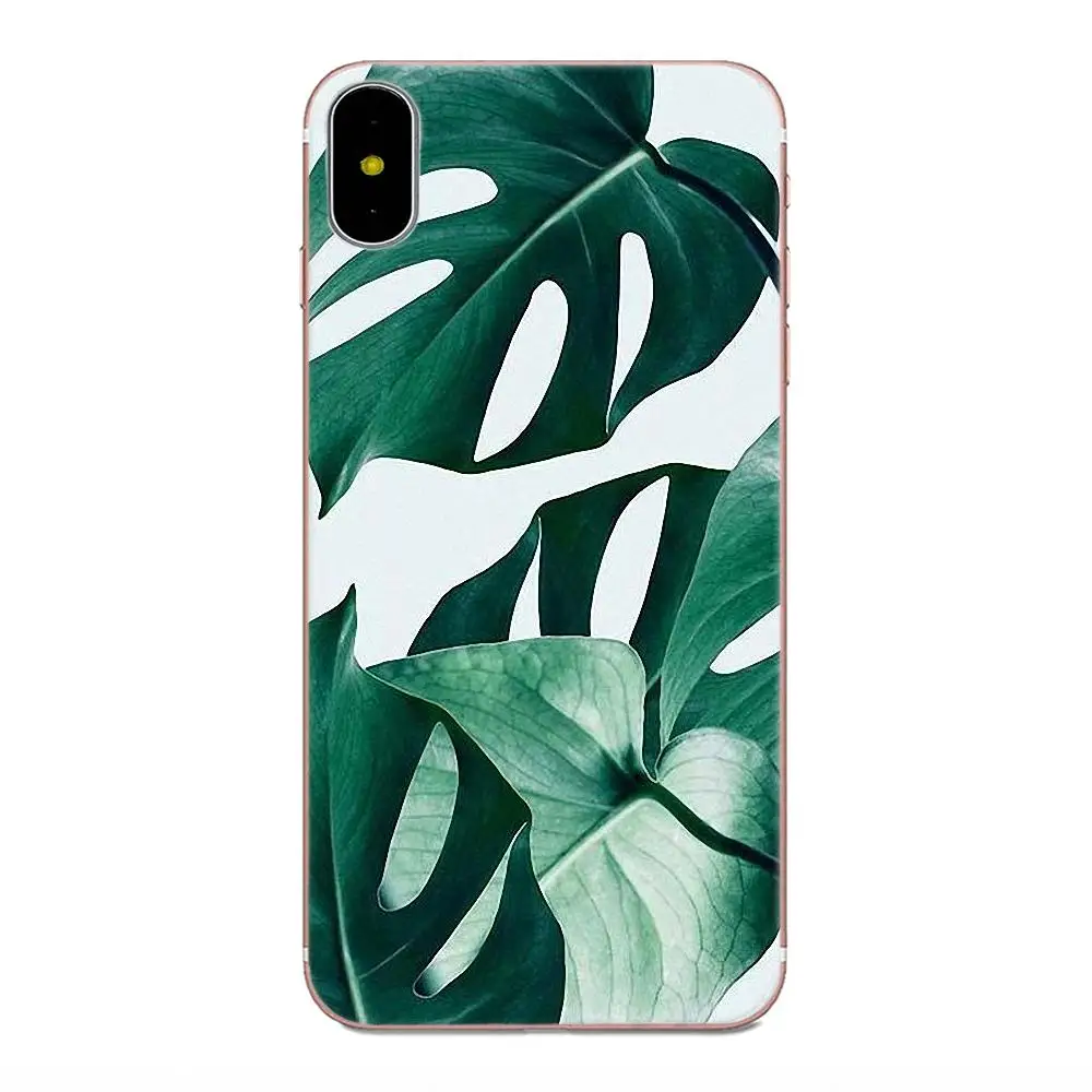 Summer Leaf Cactus Plants For Samsung Galaxy J1 J3 J4 J5 J6 J7 A10 A20 A20E A3 A40 A5 A50 A7 2016 2017 2018 Soft Capa | Мобильные
