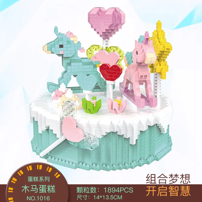 

New Product Diamond Small Building Blocks Dumbo Cute Little Flying Elephant Creative Puzzle Diy Building Blocks Toys