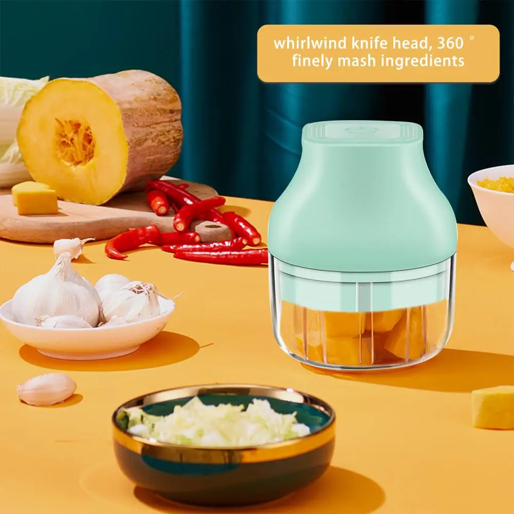 100 мл Мини электрическая чесночная Мельница USB зарядка измельчитель пресс