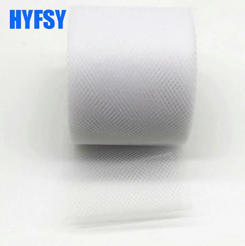 25 ярдов/рулон 6,5 см Тюль DIY ручной работы материал Тиара Свадебные/рождественские украшения сверкающая Серебряная Пышная юбка в горошек - Цвет: 5cm wide