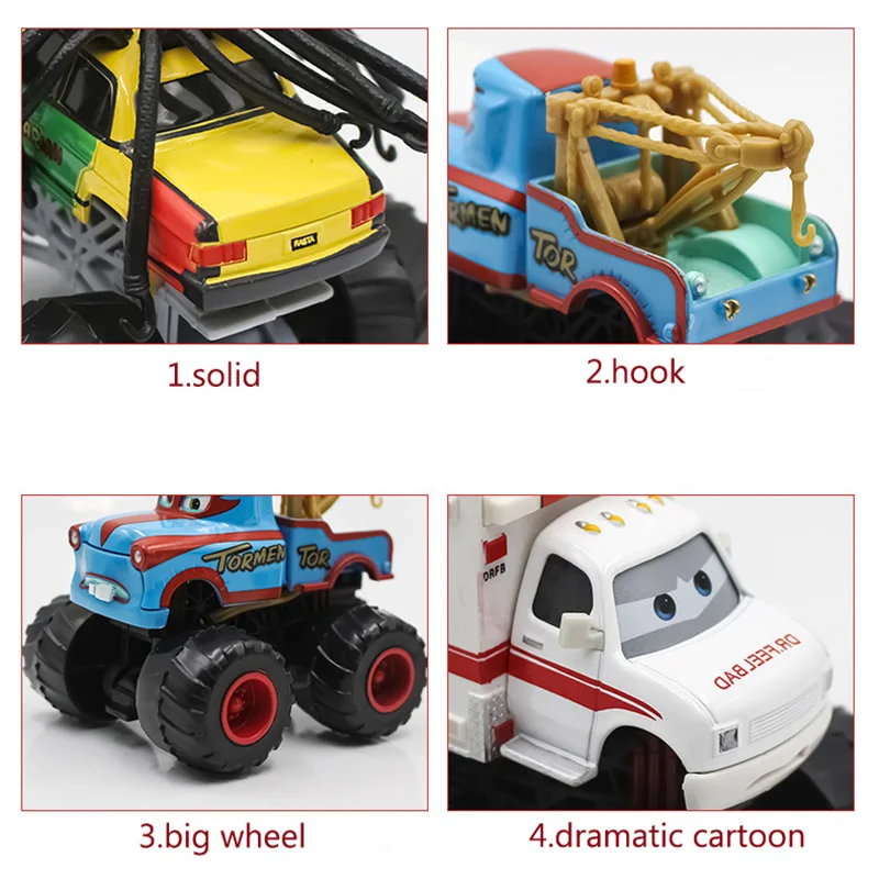 Машинки из мультфильма Disney Pixar Тачки Мина акванд металлические большие