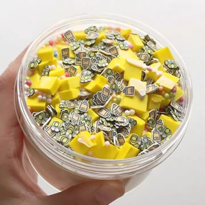Boxi 10 г Полимерная глина Boba слизи добавки принадлежности милые брызгает DIY Набор