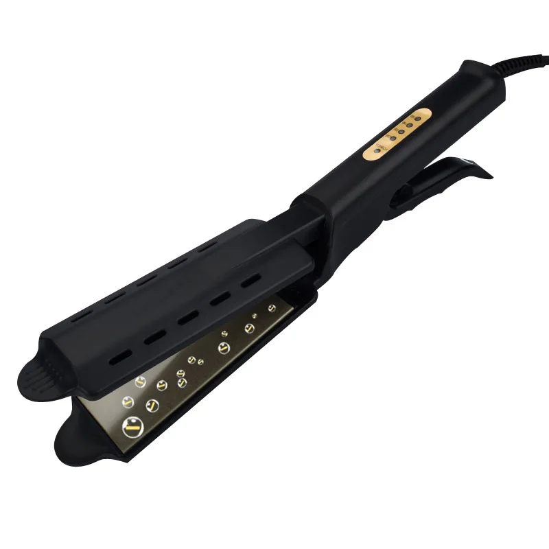 

Professional tourmaline ceramic heating plate straight hair styling tool with fast warm-up thermal performance
