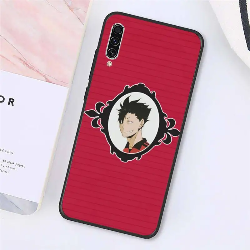 

Anime volleyball Kuroo Tetsurou Haikyuu Phone Case For Samsung galaxy A S note 10 7 8 9 20 30 31 40 50 51 70 71 21 s ultra plus