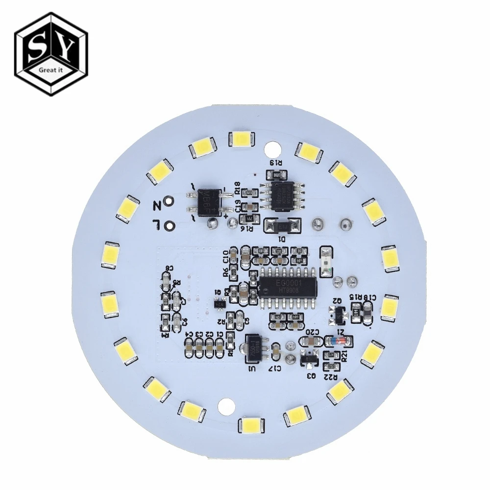 Микроволновый радар GREAT IT модуль датчика переменного тока 220 в 12 Вт белая