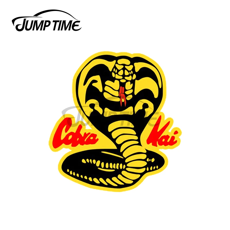Прыгать время 13x10 8 см для основных Кобра Кай логотип DIY мотоцикл виниловые