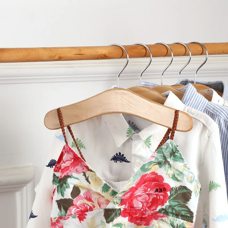 Вешалка для детской одежды деревянная вешалка пальто дружественный органайзер