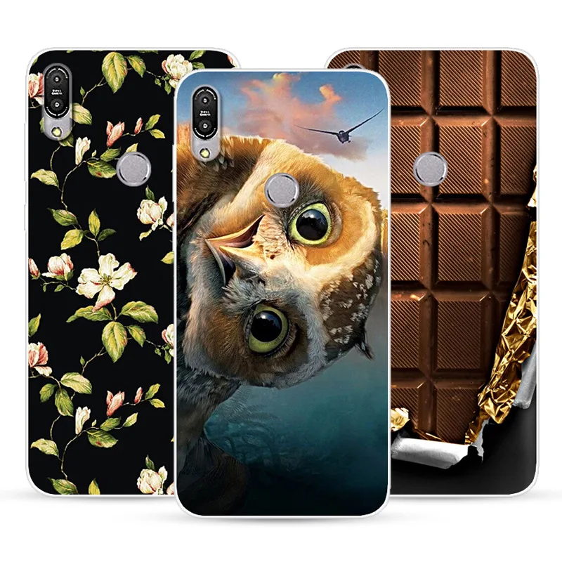 Чехол для ASUS Zenfone Max Pro ZB601KL ZB602KL Para cubierta suave de silicona lindo TPU funda para |