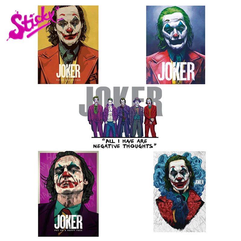 

STICKY Hot Sale JOKER Anime Car Sticker Decal Decor Motorcycle Off-road Laptop Trunk PVC Stickers Cover Scratches Waterproof