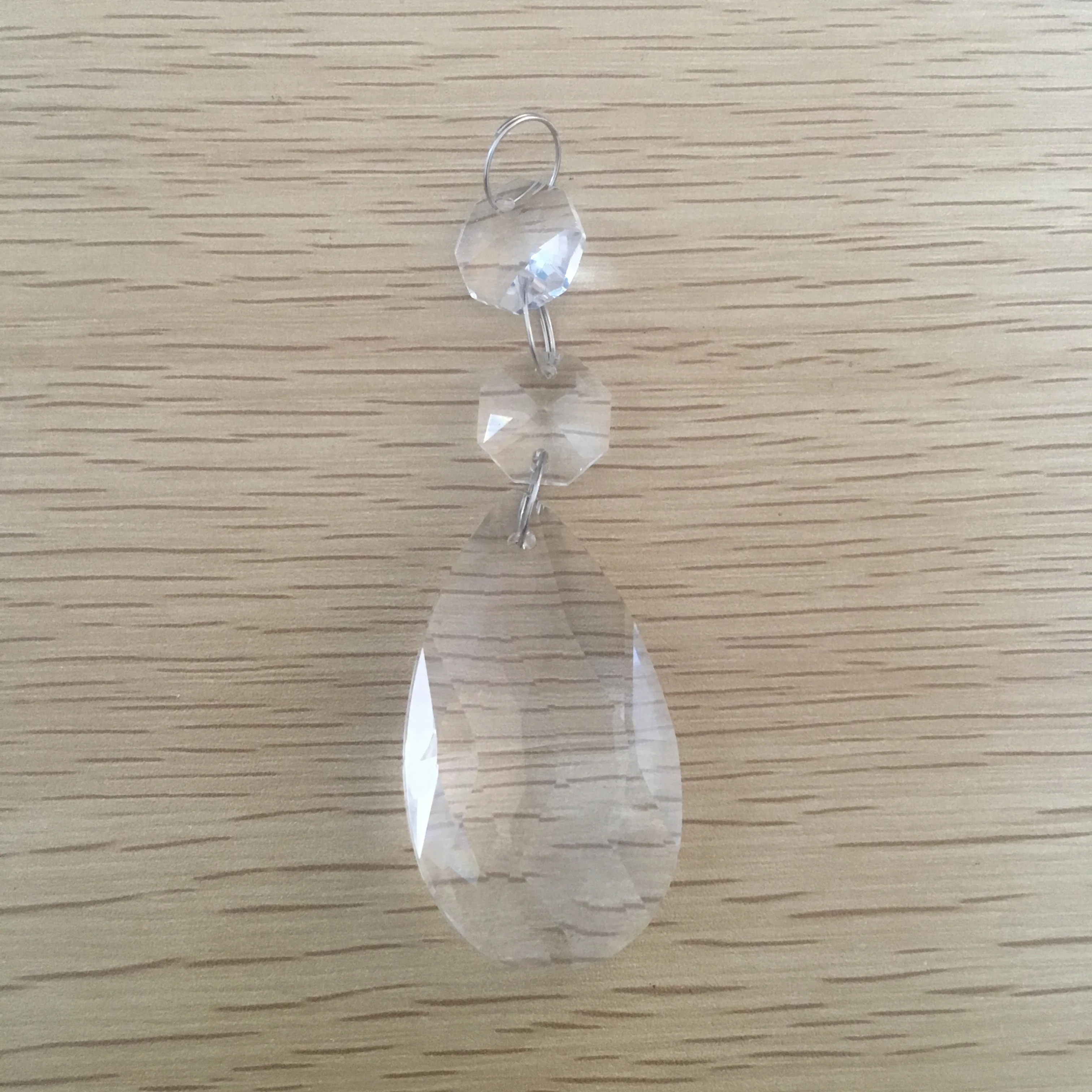 2 компл./Лот 50 мм фотосессия с восьмиугольными бусинами 14 Хрустальная Люстра