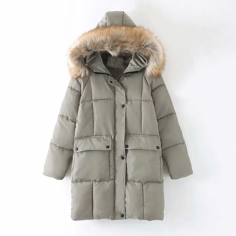 Парка женская зимняя длинная со стразами с капюшоном|Женские парки| |