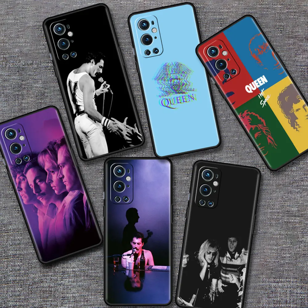 

Chic Freddie Mercury Queen Case for Oneplus 8T 8 7 Pro Nord N10 5G N100 7T 9 Pro 9R Z Cell Phone Bag 1+ Back Soft Protector